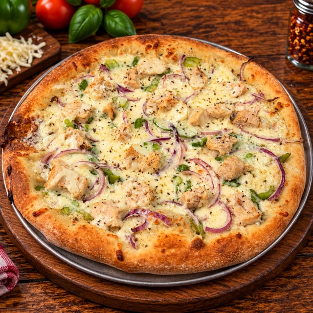 Ranch Chicken Pizza.