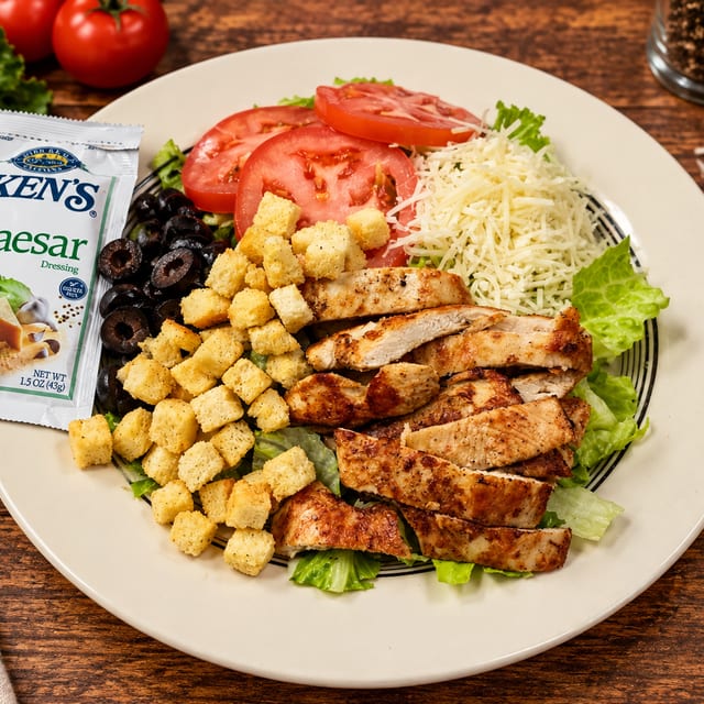 Chicken Caesar Salad.